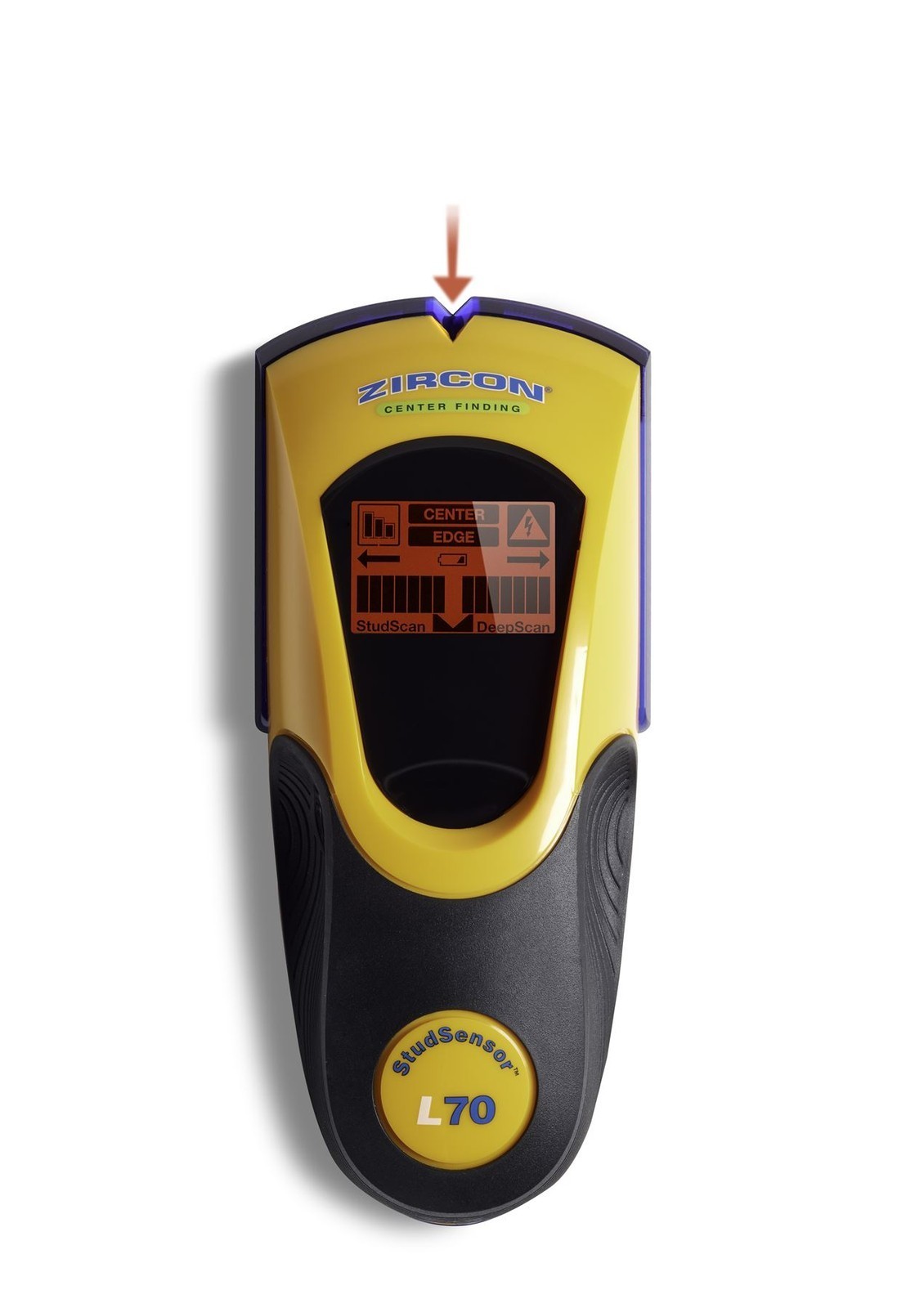 ZIRCON L70 Stud Finder Deep Scan Sensor Wire Cable Detector Scanner LCD Display