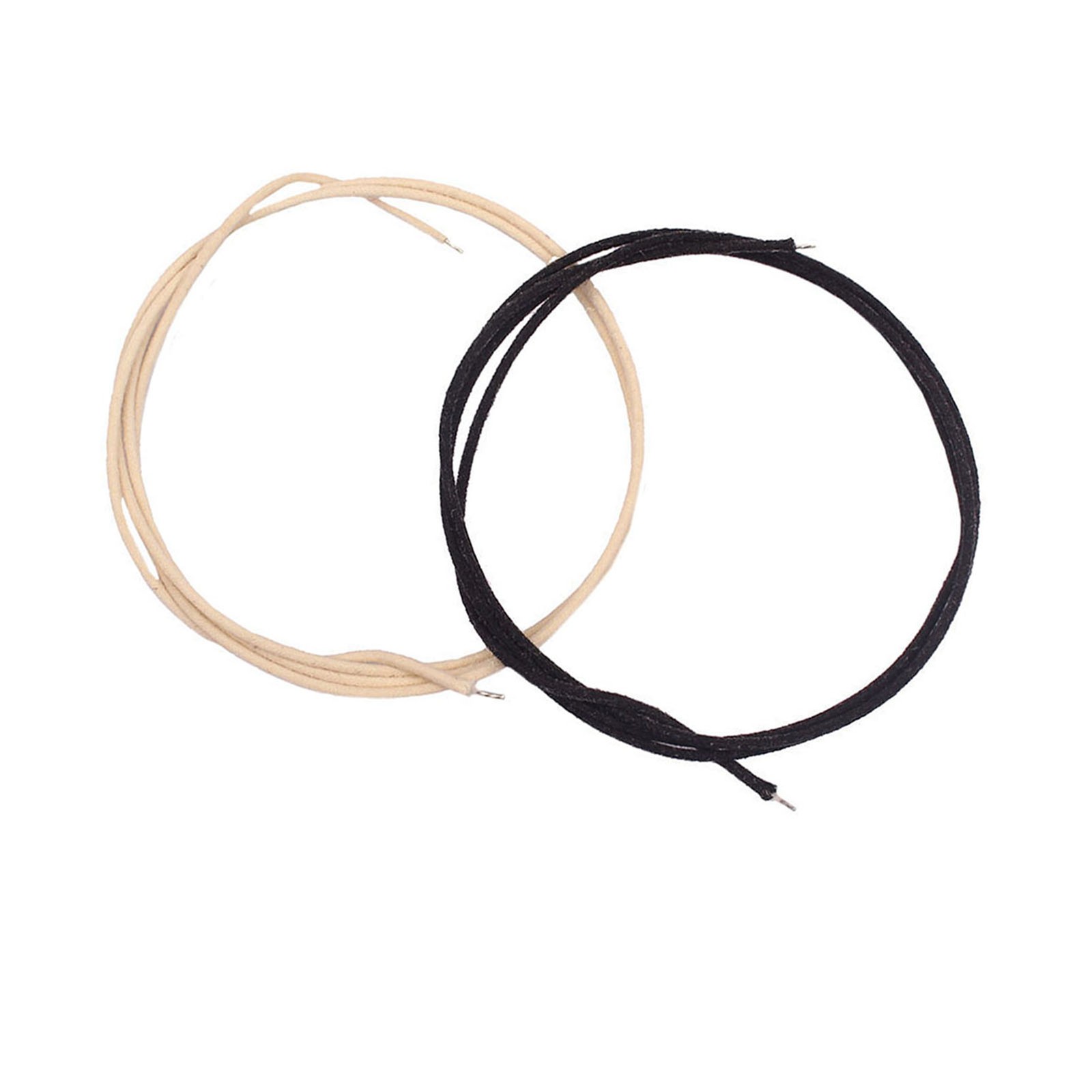 Black And White Single-core Copper Wire 1 Meter 2 Sets GU403