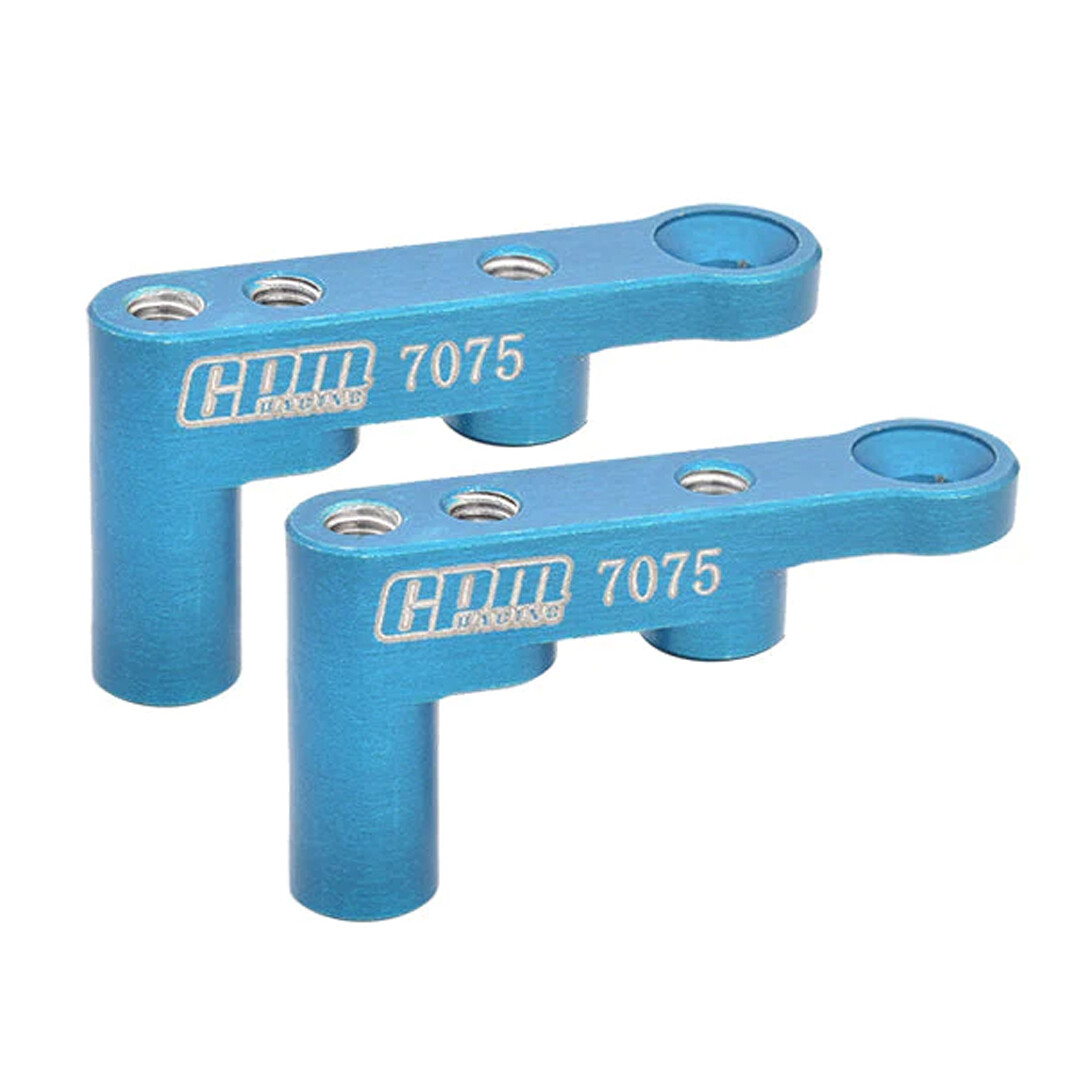 NEW GPM Racing Aluminum 7075 Servo Mount Sky Blue for Tamiya 1:10 BBX BB-01