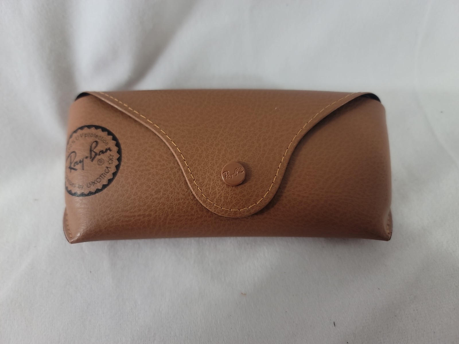 Ray Ban Original Eyeglasses Soft Case Tan (Case Only) - NEW & FREE SHIPPING