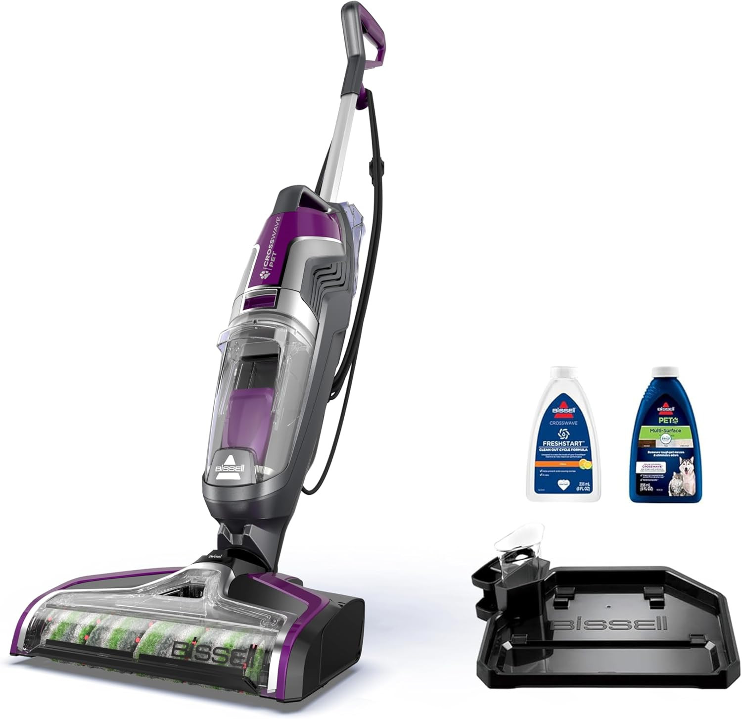 BISSELL Crosswave Pet Pro Wet Dry Vacuum and Mop for Hard Floors & Rugs
