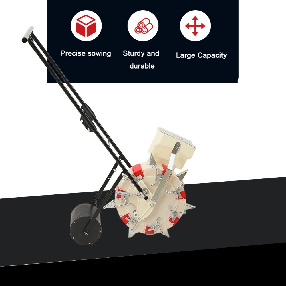 Hand-Push Seeder Garden Seeder Planter Manual Seeding Machine Seeder Durable
