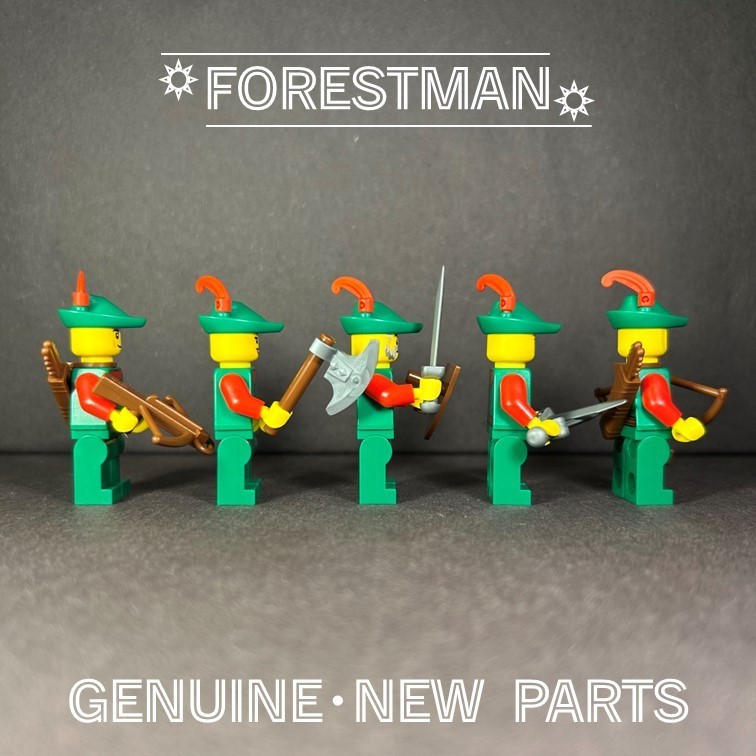 LEGO Castle 5 Minifigures forestman