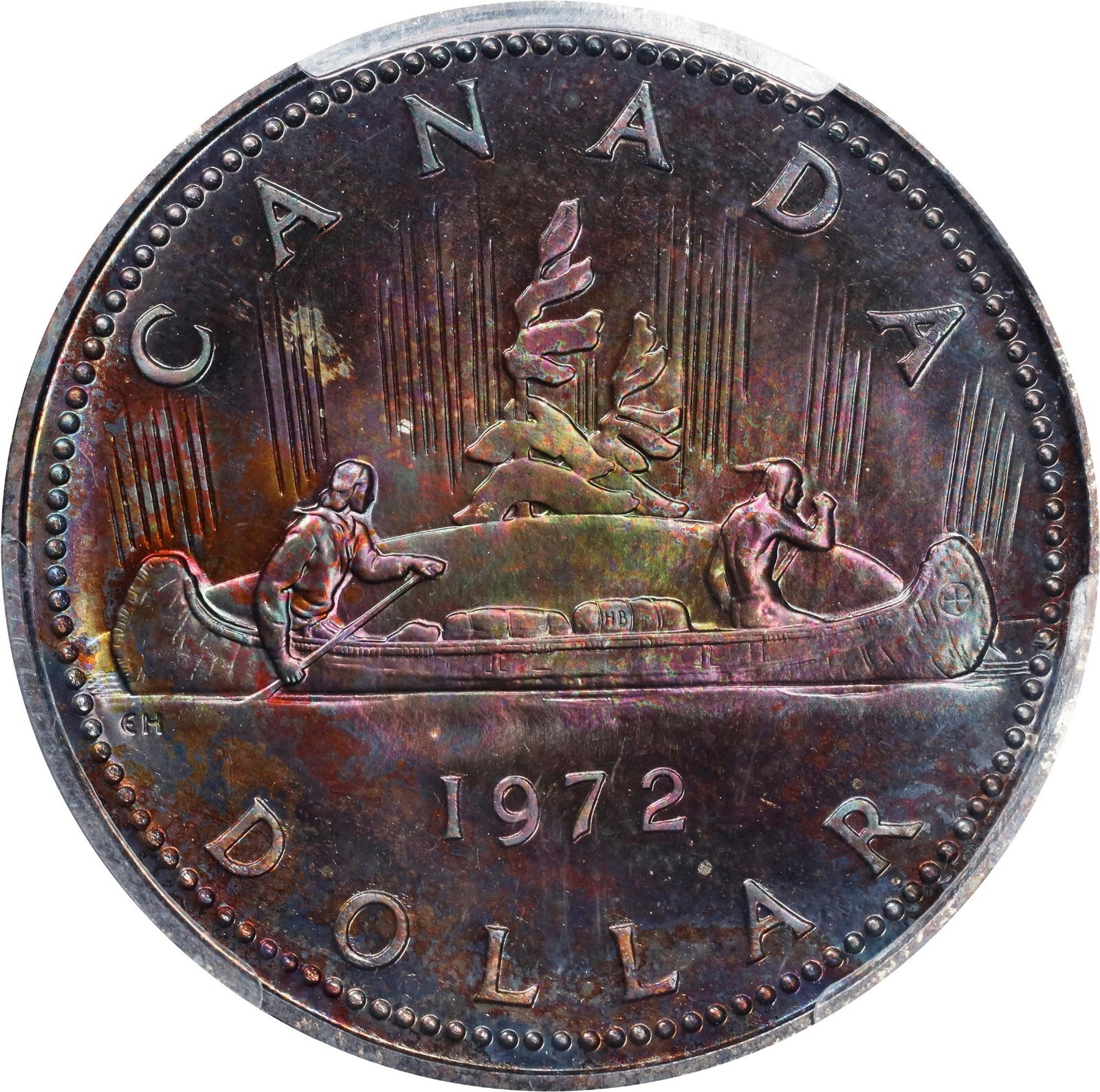 C268 Canada 1972 Silver dollar PCGS SP68 KM-64.2A