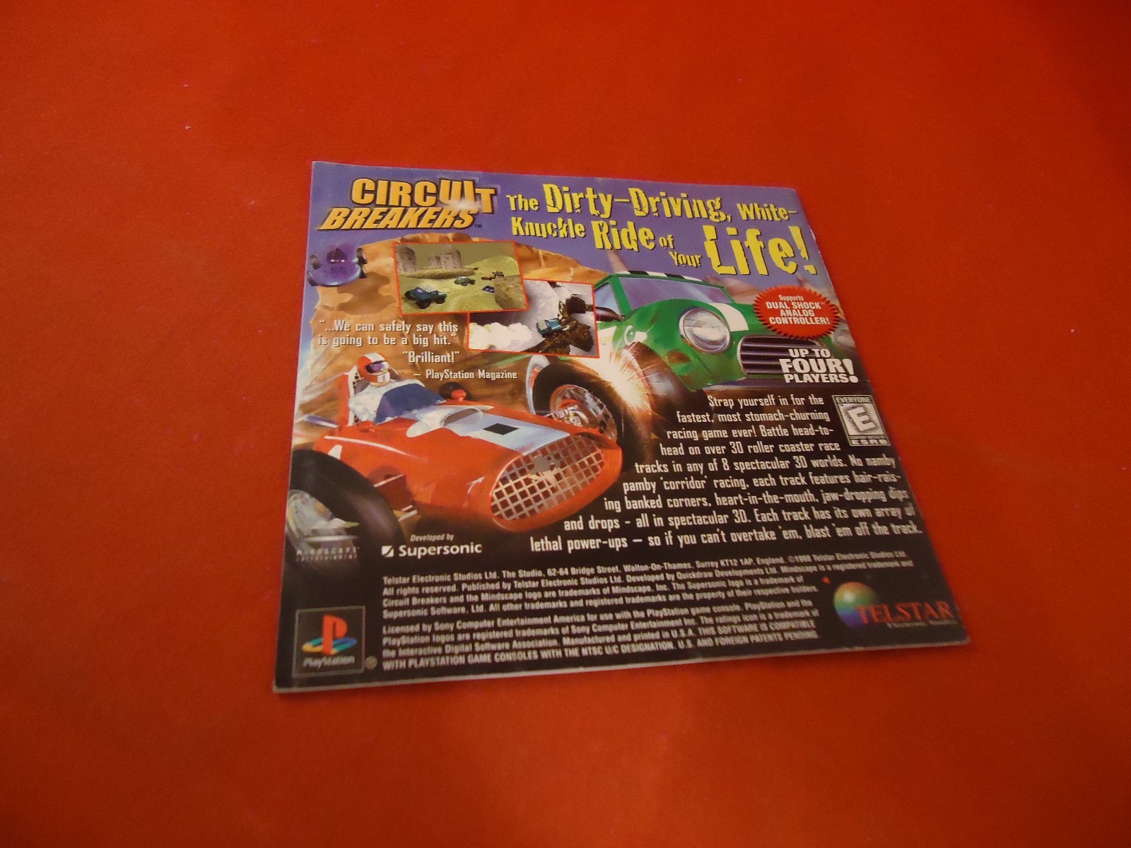 Wreckin Crew Playstation 1 PS1 Instruction Manual Booklet ONLY Wrecking Crew