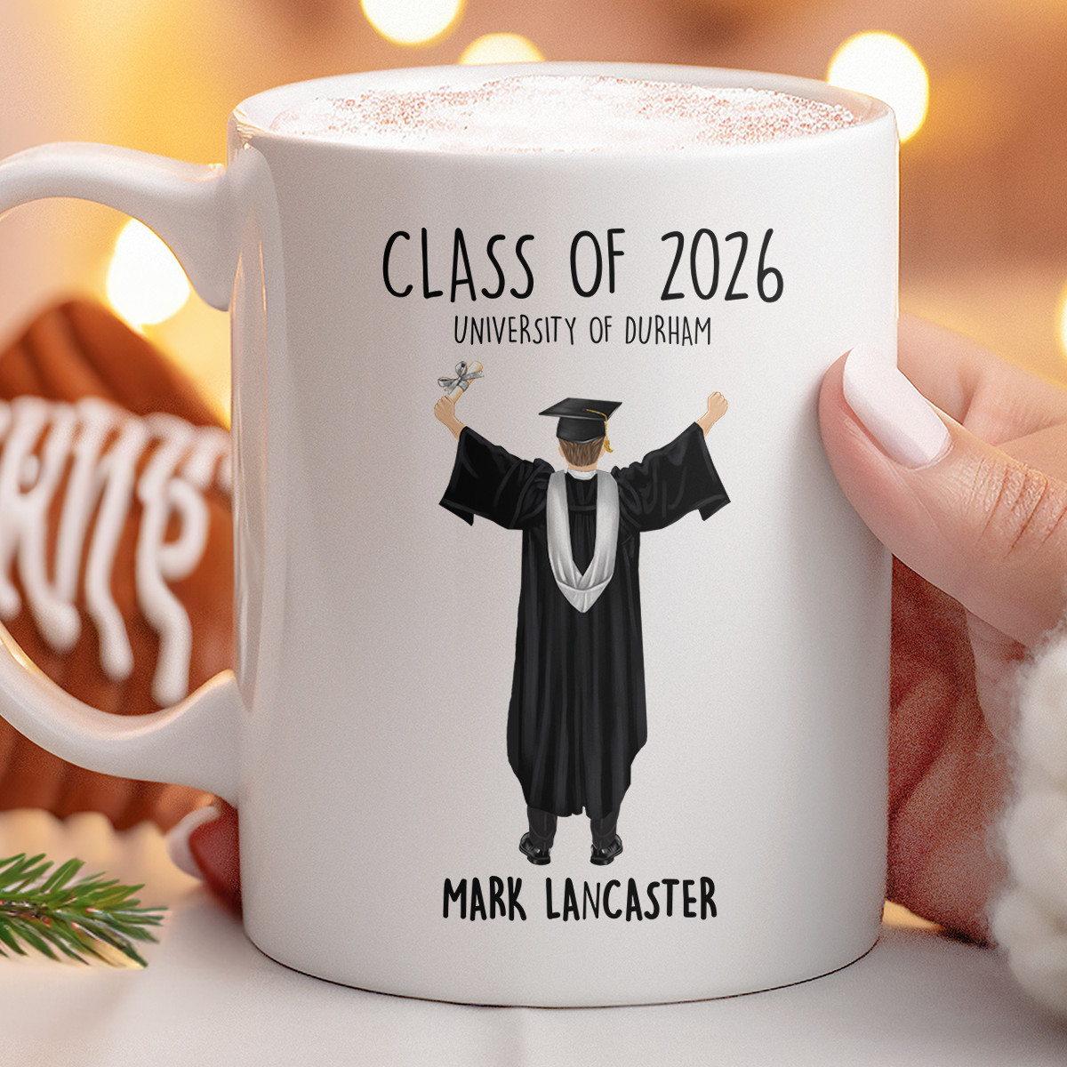 This Babass Has A Masters Degree - Personalized Mug 11oz 15oz