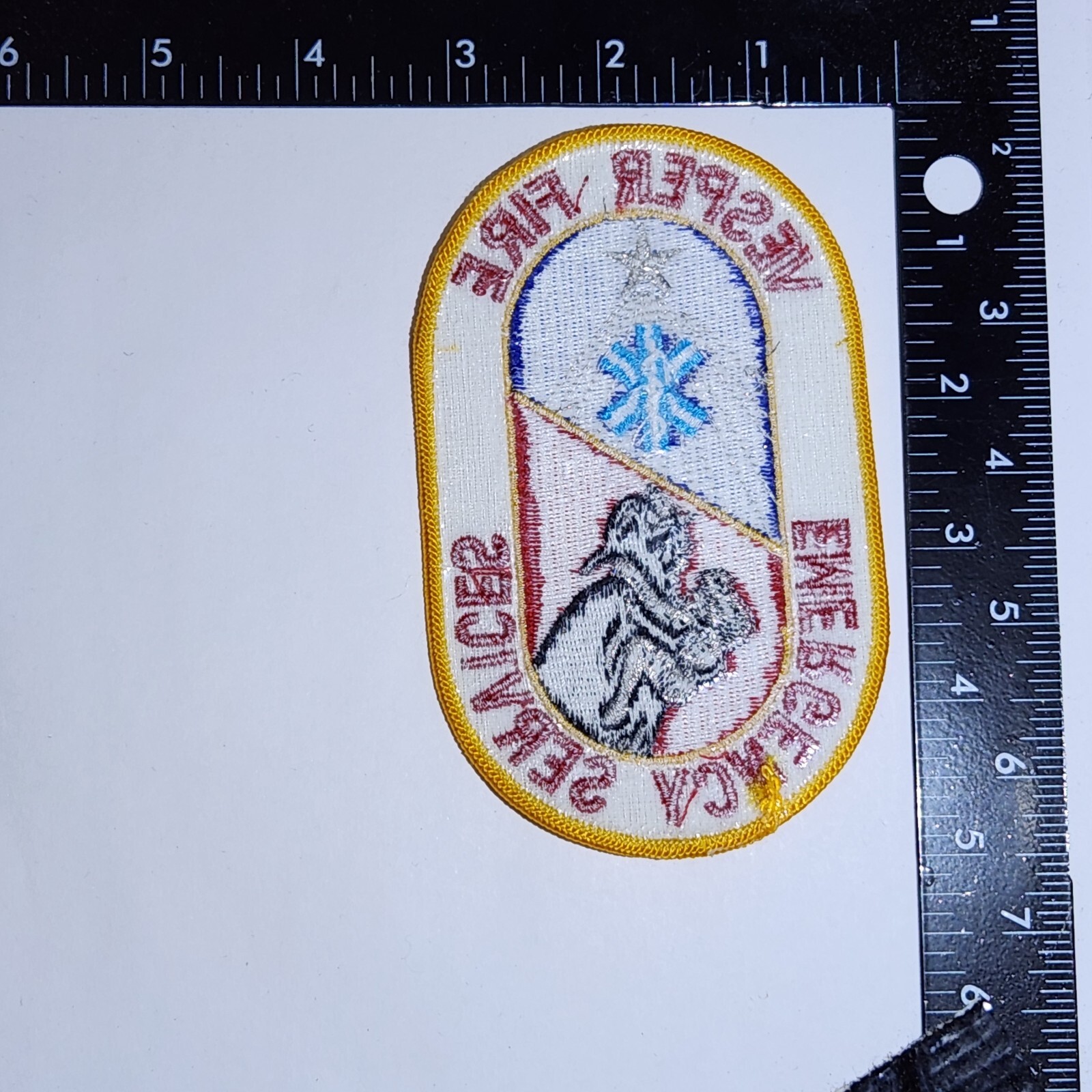 Vesper Fire Department Patch. Great Condition!