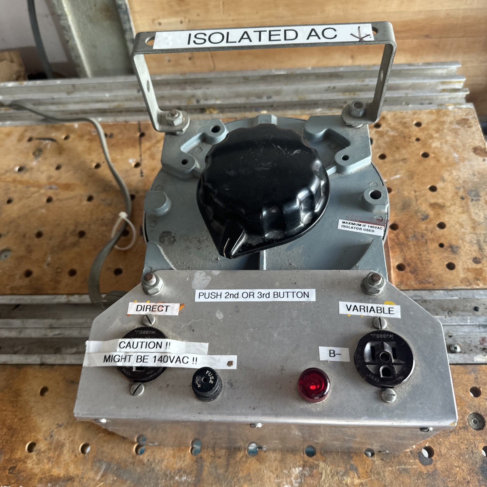 Powerstat 136 Variable Transformer With Isolated Ac