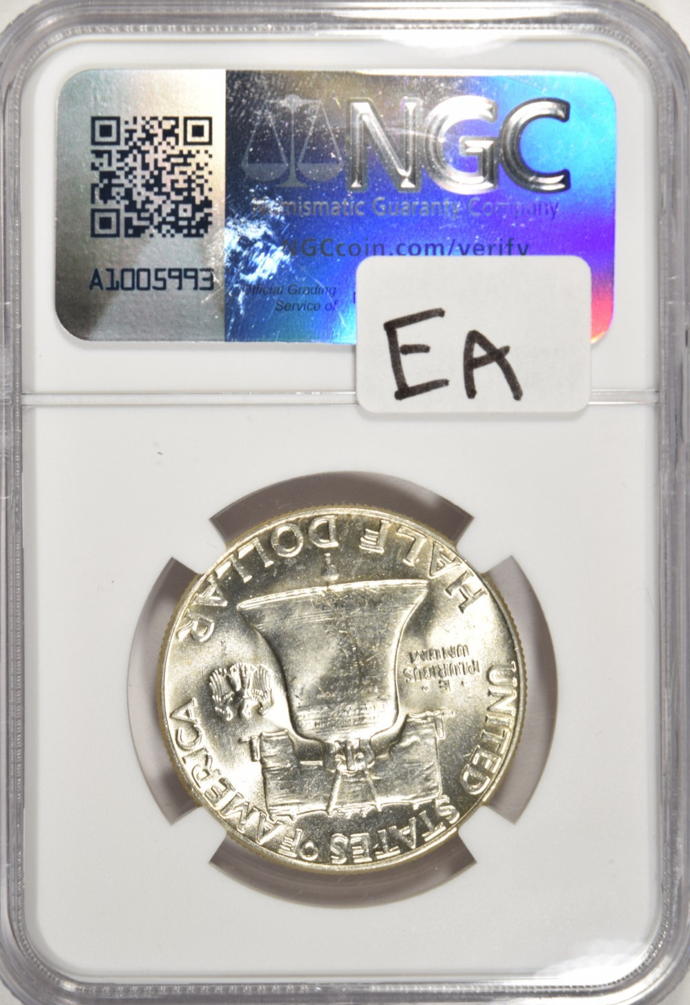1954 FRANKLIN HALF DOLLAR ~ NGC MS63 ~ BRIGHT WHITE!