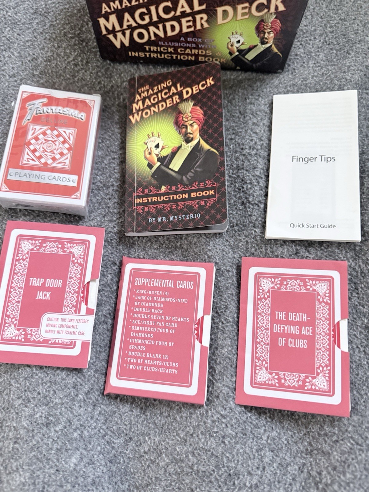 The Amazing Magical Wonder Deck Magic Trick Illusion Card Deck Complete