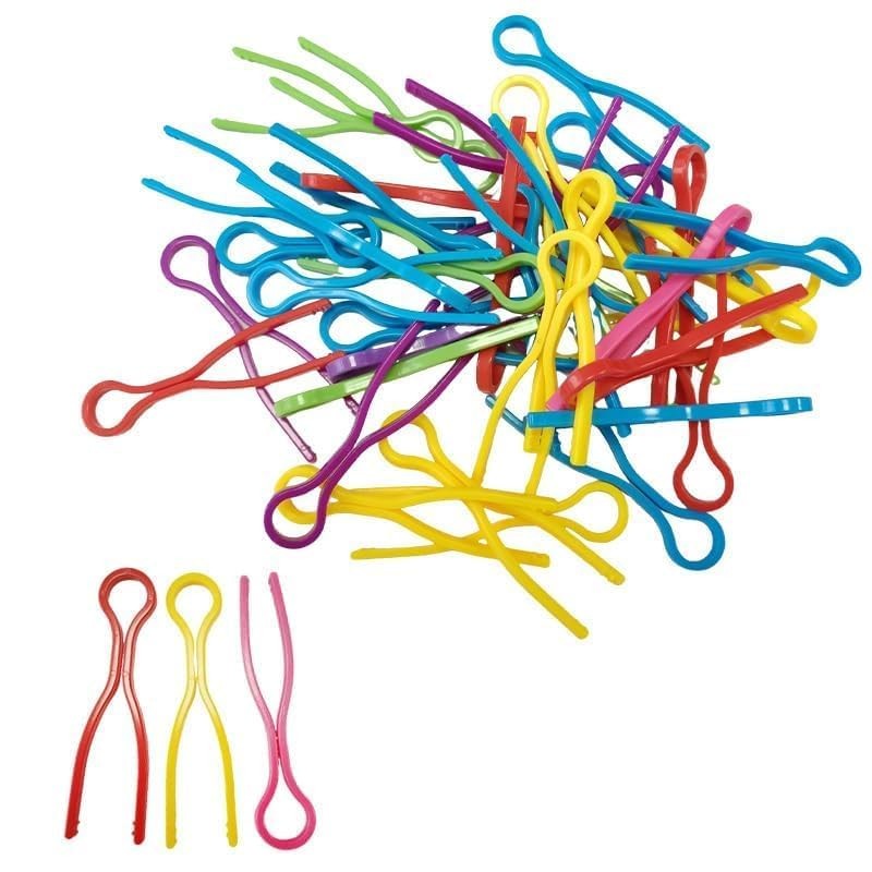 100 PCS Bobbin Holder – Colorful Clips for Sewing Machine Multicolor