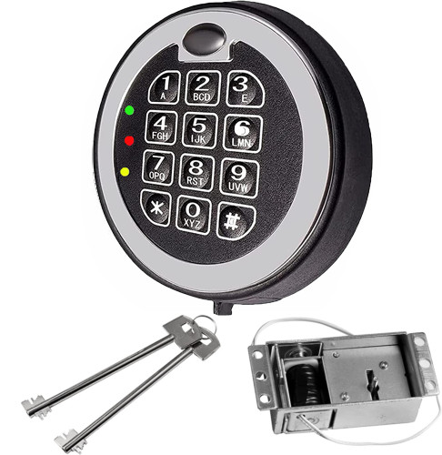 Replace Mesa MSL 500 Safe Lock Solenoid Electronic Lock with 2 Override Keys