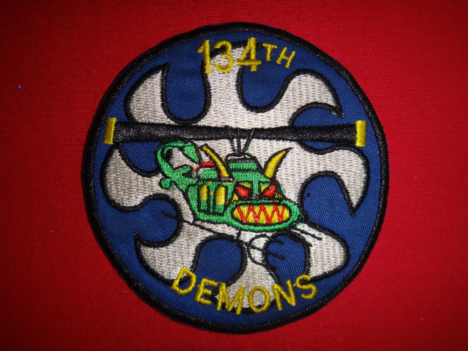 US 134th ASSAULT HELICOPTER Company DEMONS Vietnam War Patch