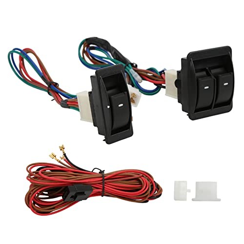 5pcs Universal Car Power Electric Window Switch Regulator Kits with Wiring