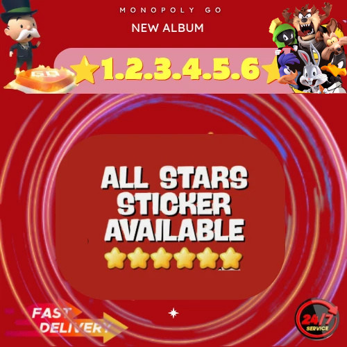MONO.POLY.GO - STICKER  & Golden Blitz   ⭐ 1.2.3.4.5.6 ⭐  🔥   24/7 🔥