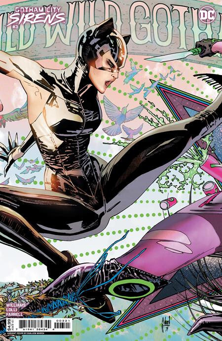 GOTHAM CITY SIRENS #1,2,3,4 (GUILLEM MARCH CONNECTING VARIANT SET) ~ DC Comics