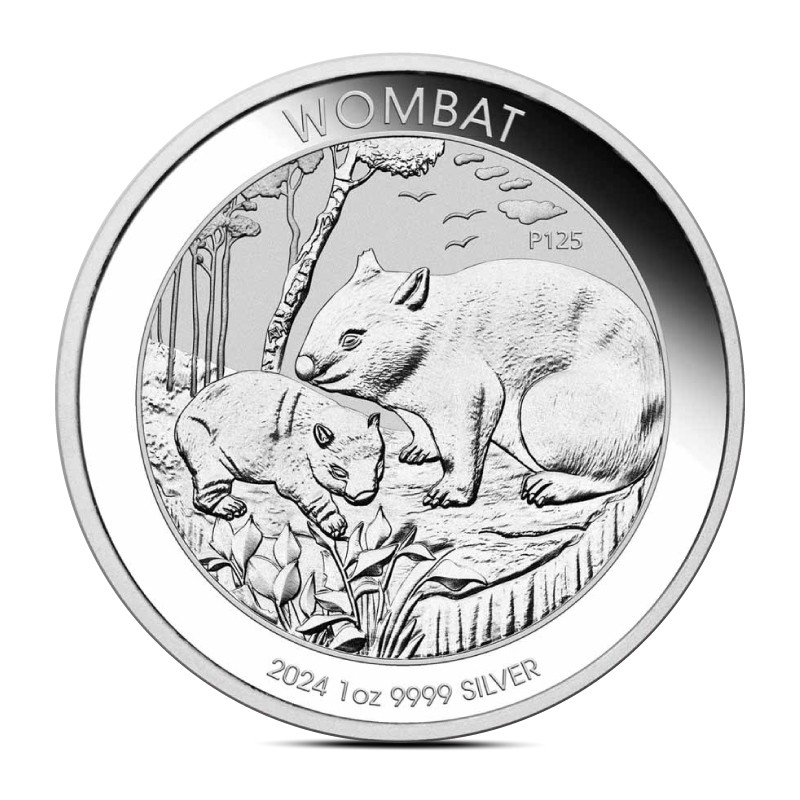 2024 1 oz Australia Wombat Silver Coin (BU)