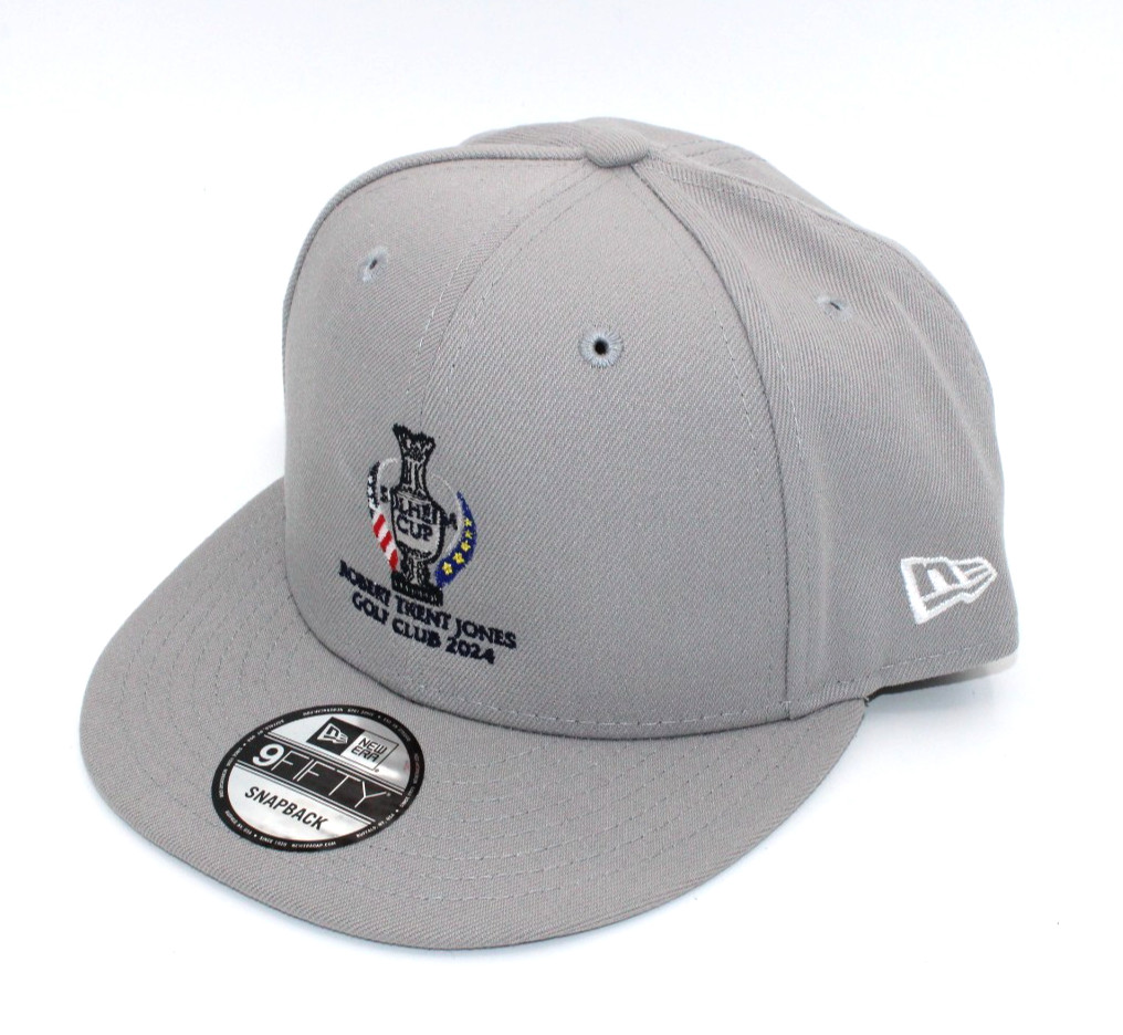 NEW Mens New Era 9Fifty Solheim Cup Snapback Gray Adjustable Golf Hat
