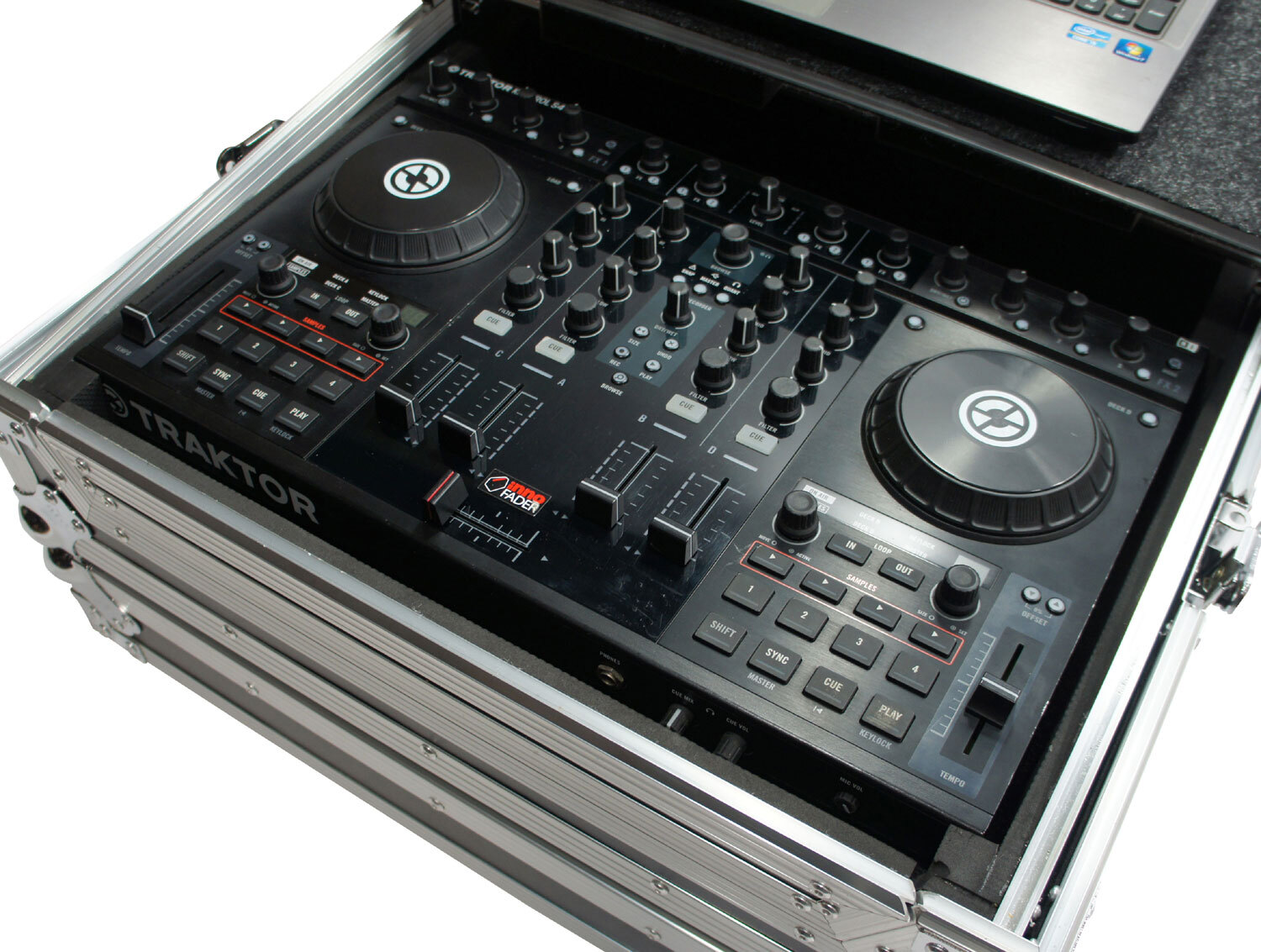 Harmony HCTKS4LT Flight Glide Laptop Stand Custom Case for Numark Mixtrack Pro