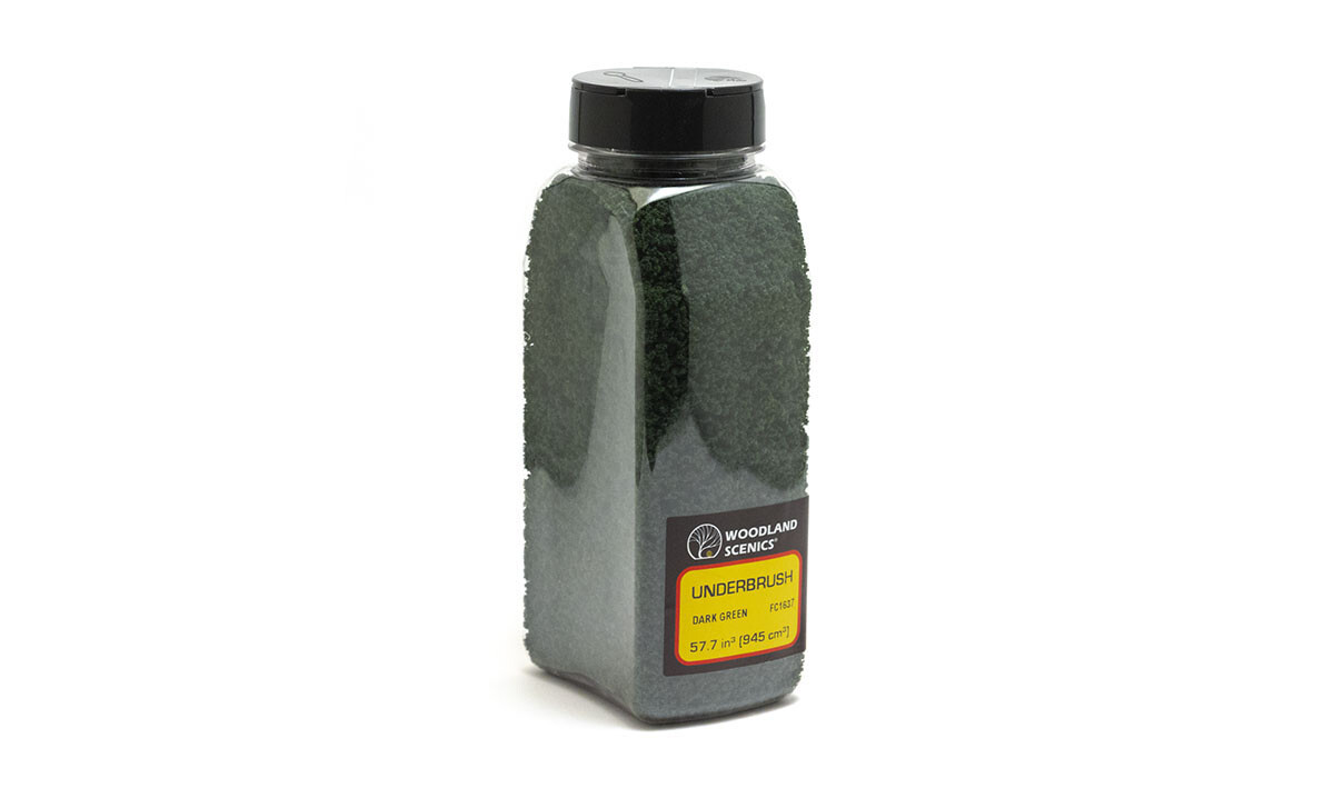 Woodland Scenics FC1637 Underbrush Dark Green Shaker