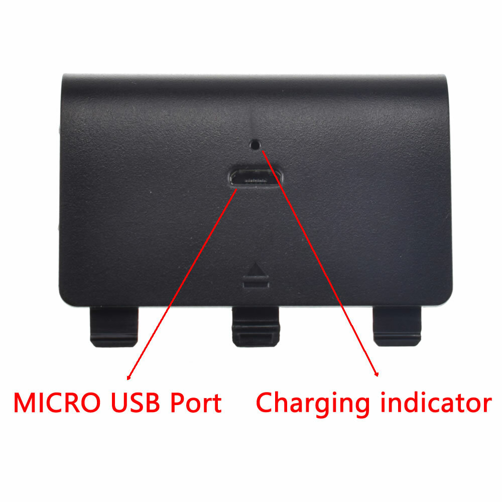2X 2400mAh Rechargeable Battery Pack + Charging Cable For Microsoft Xbox One