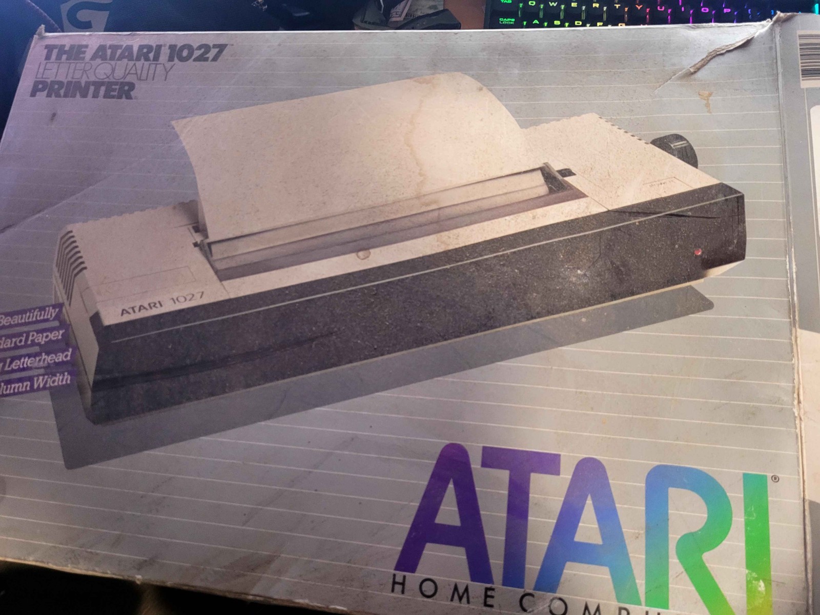 Atari 1027, Letter Quality Printer Original Box New