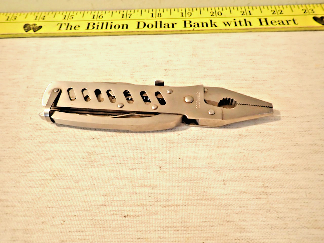 Vintage Multipurpose Stainless 6" Utility Knife, Tools and Plier