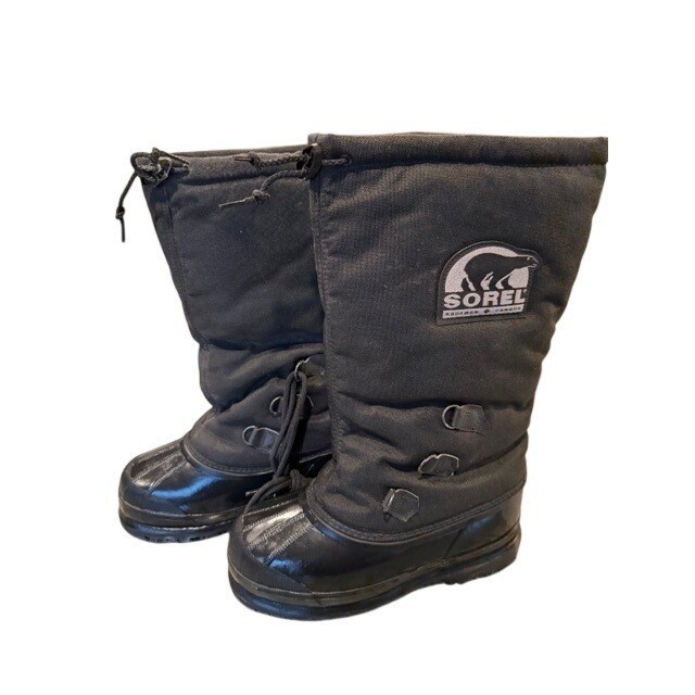 Sorel Glacier III Mens Black Waterproof Winter Snow Boots Size 7 New in Box