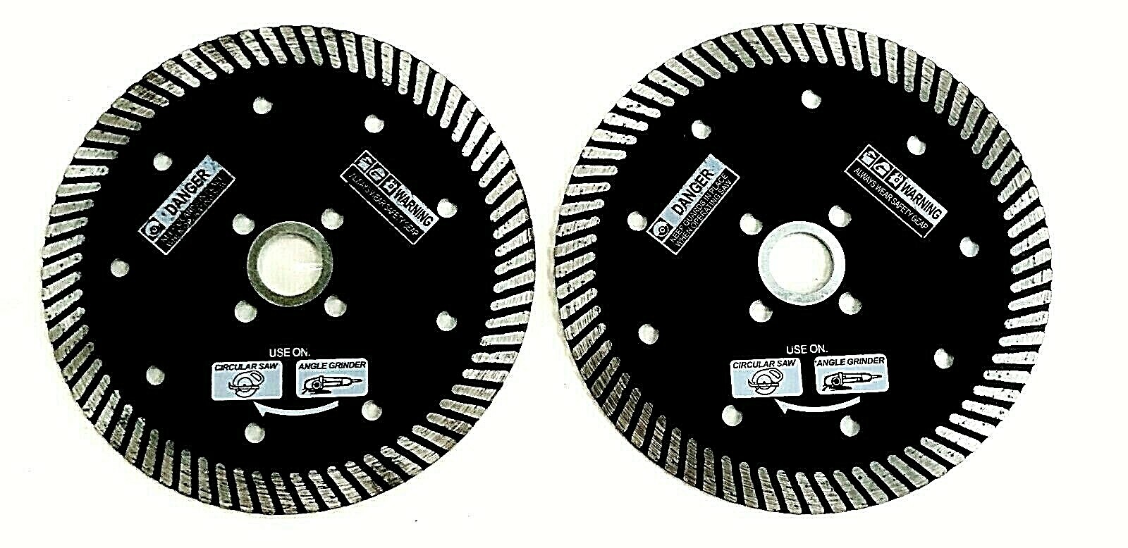 5" Diamond Blade Granite Sandstone marble  Allow flush cutting w flush mount 2pk