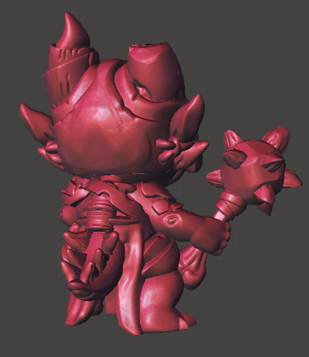 Capsule Chibi - Bone Order Dragonkin (Mace)