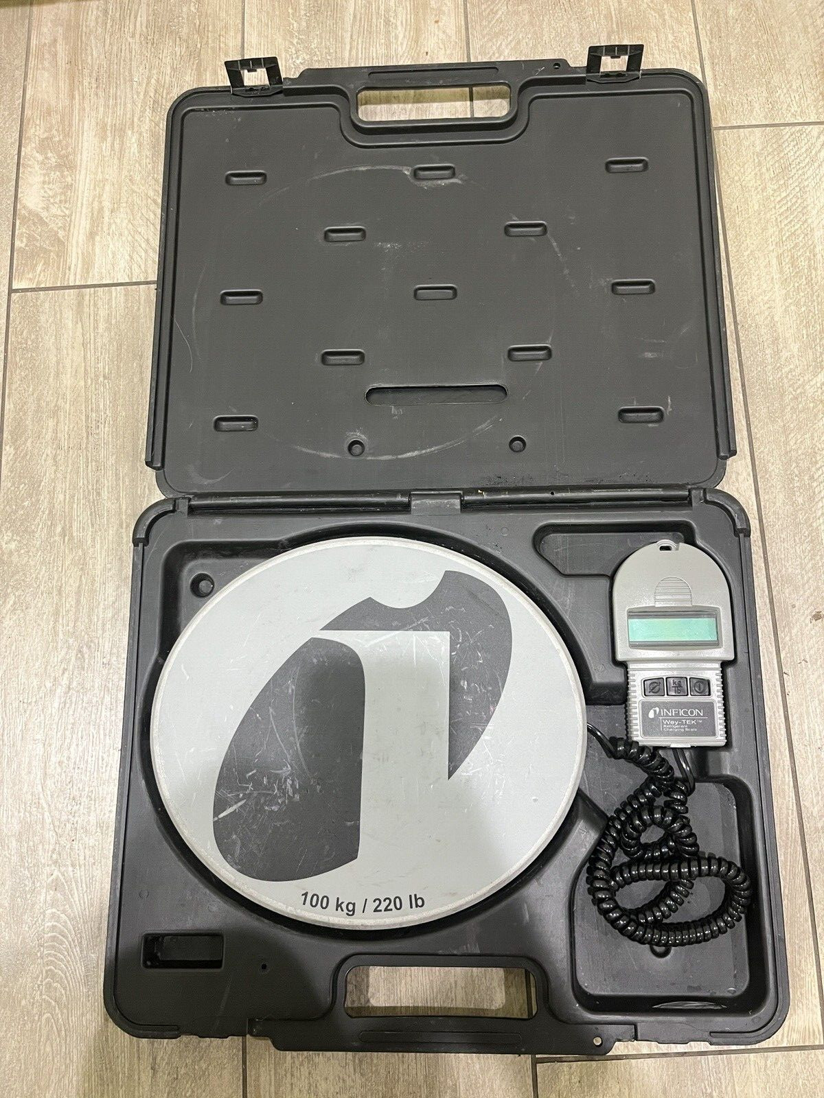 Inficon Wey-TEK 713-500-G1 220 Lbs/100 kg Refrigerant Charging AC Scale