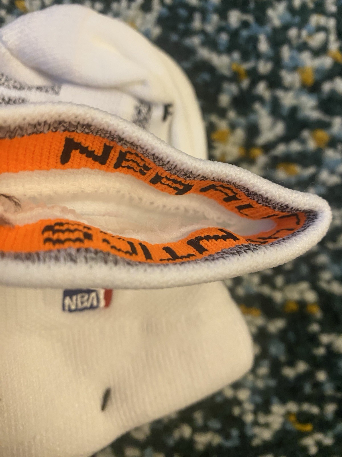 Nike NBA Authentic XL Ankle Socks White Black Power Player Team Issued On Court