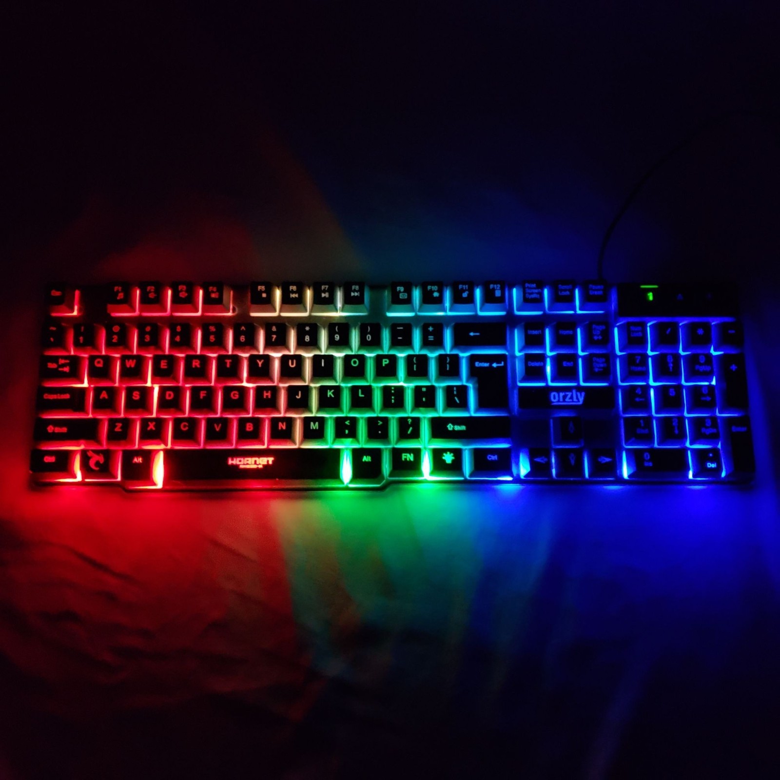 Orzly RX250-K USB Gaming Keyboard w/Changeable Backlight EXCELLENT CONDITION!!!