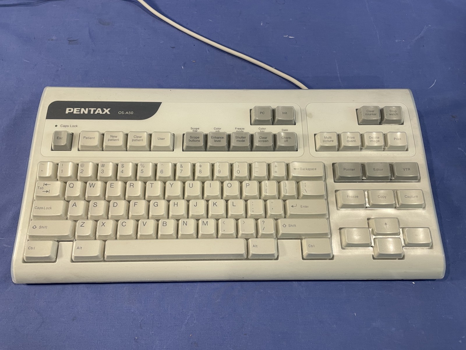 Pentax OS-A50 Endoscopy Video Processor Medical Keyboard