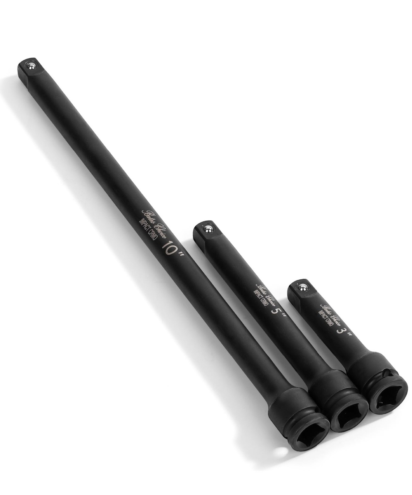 Bates- Impact Extension Bar Set, 3/8" Drive, 3 Pack, 3", 5", 10", 42 CrMo...