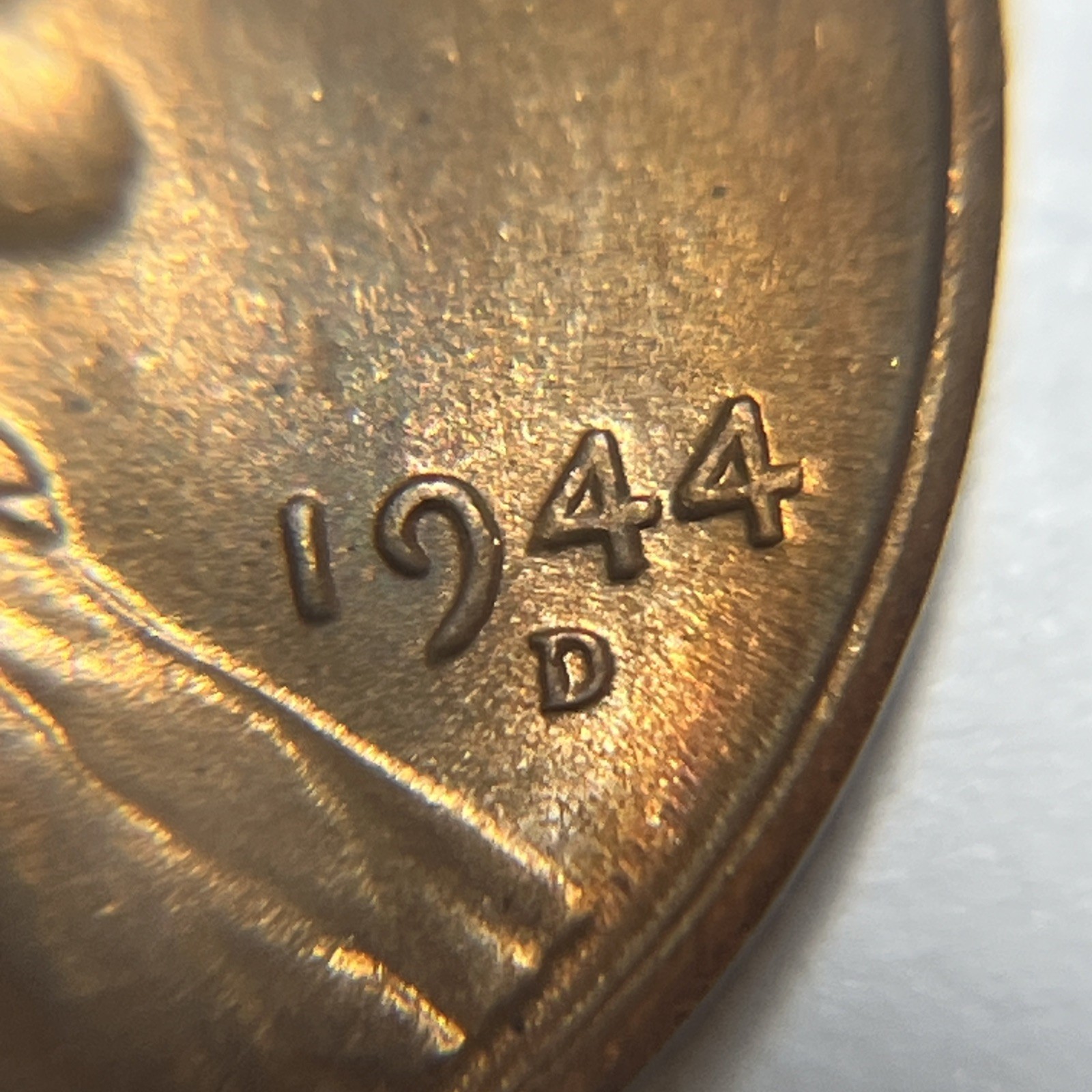 1944 D/D Wheat Penny Errors DDO Die Clash Uncirculated