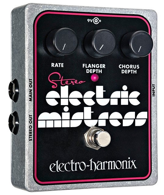 EHX Electro-Harmonix Stereo Electric Mistress Flanger Effects Pedal