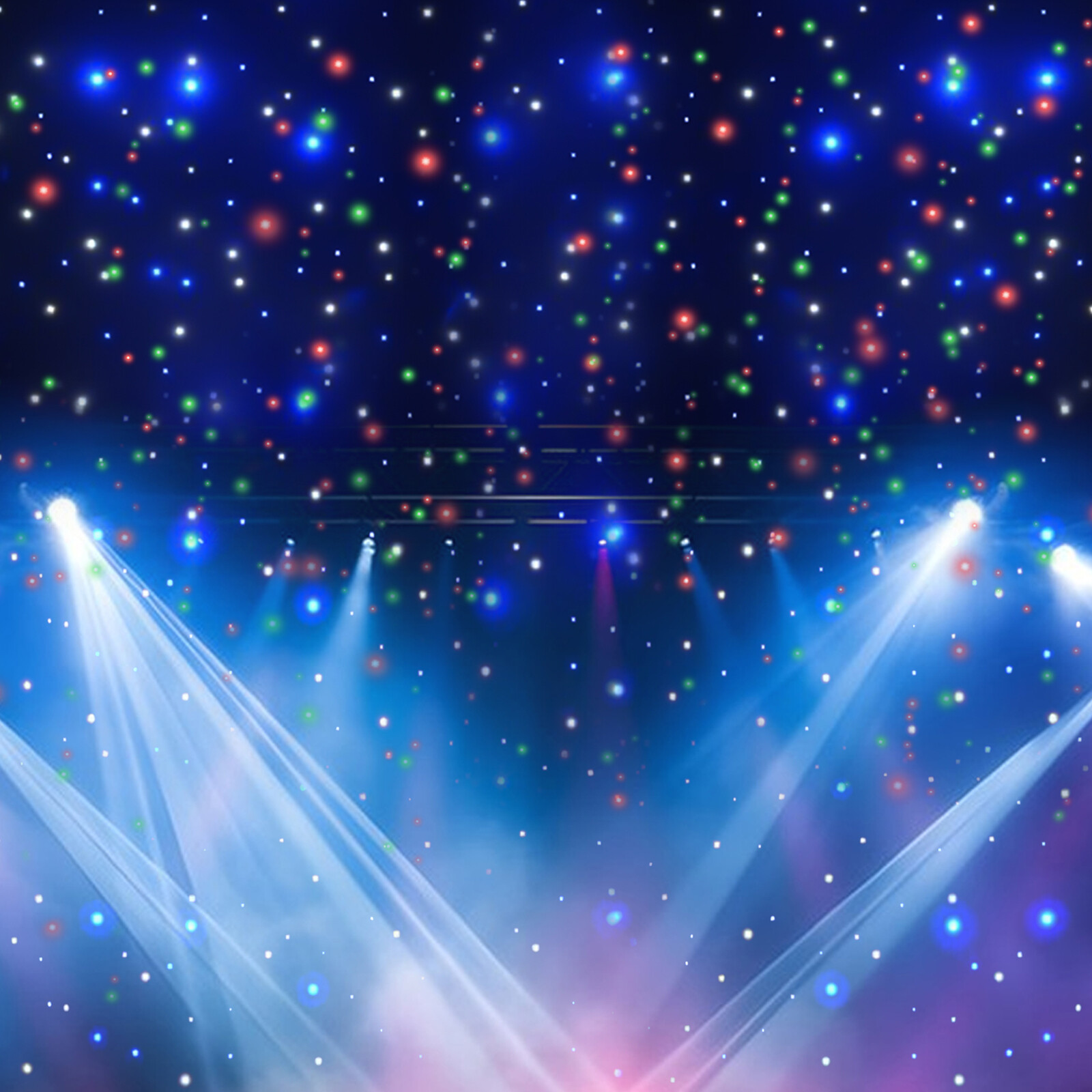 LED Stage Backdrop Star Light Curtain Backdrops Galaxy Starry Background 4mx4m