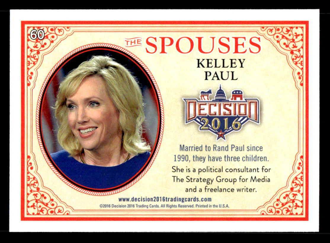 2016 Decision 2016 #60 Kelley Paul Card