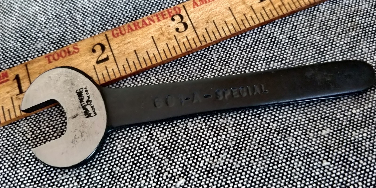 NOS Vintage Armstrong Tools   Wrench 7/16” Small Stubby 601-A Special USA