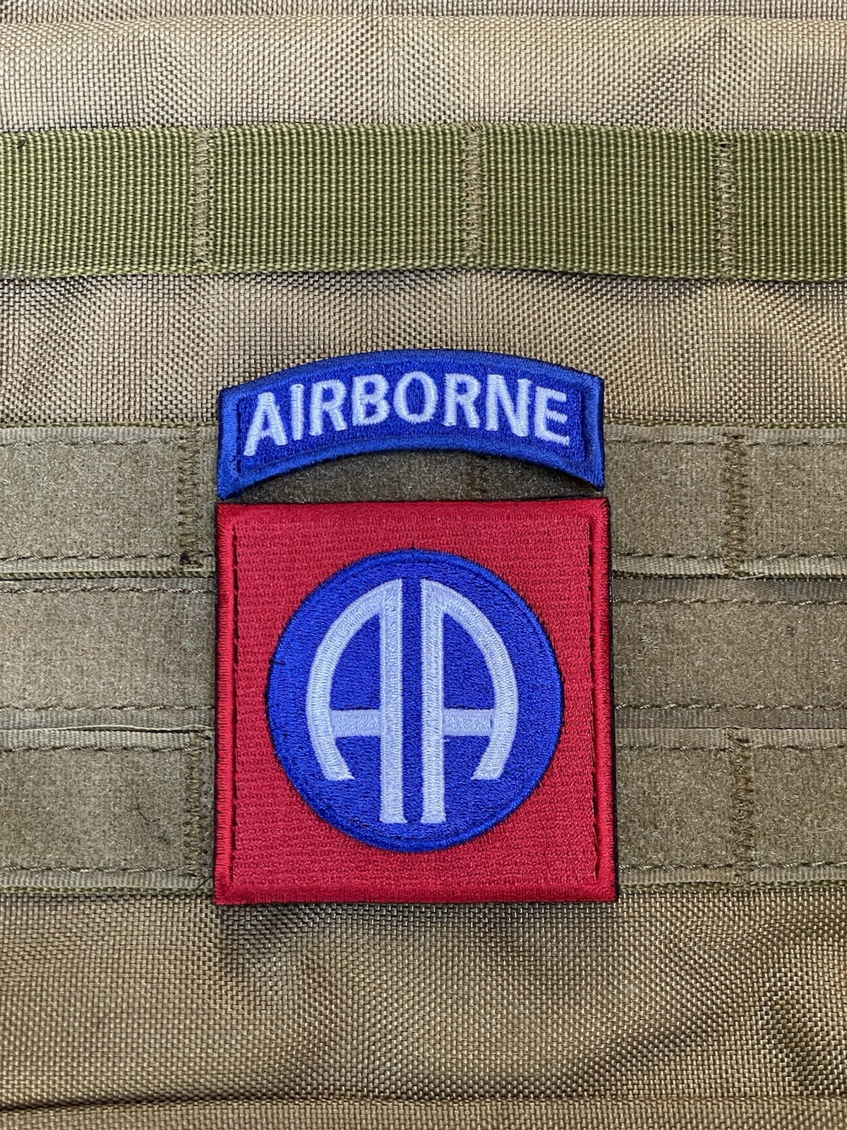 82nd Airborne Division Tactical Patch Hook Loop Color
