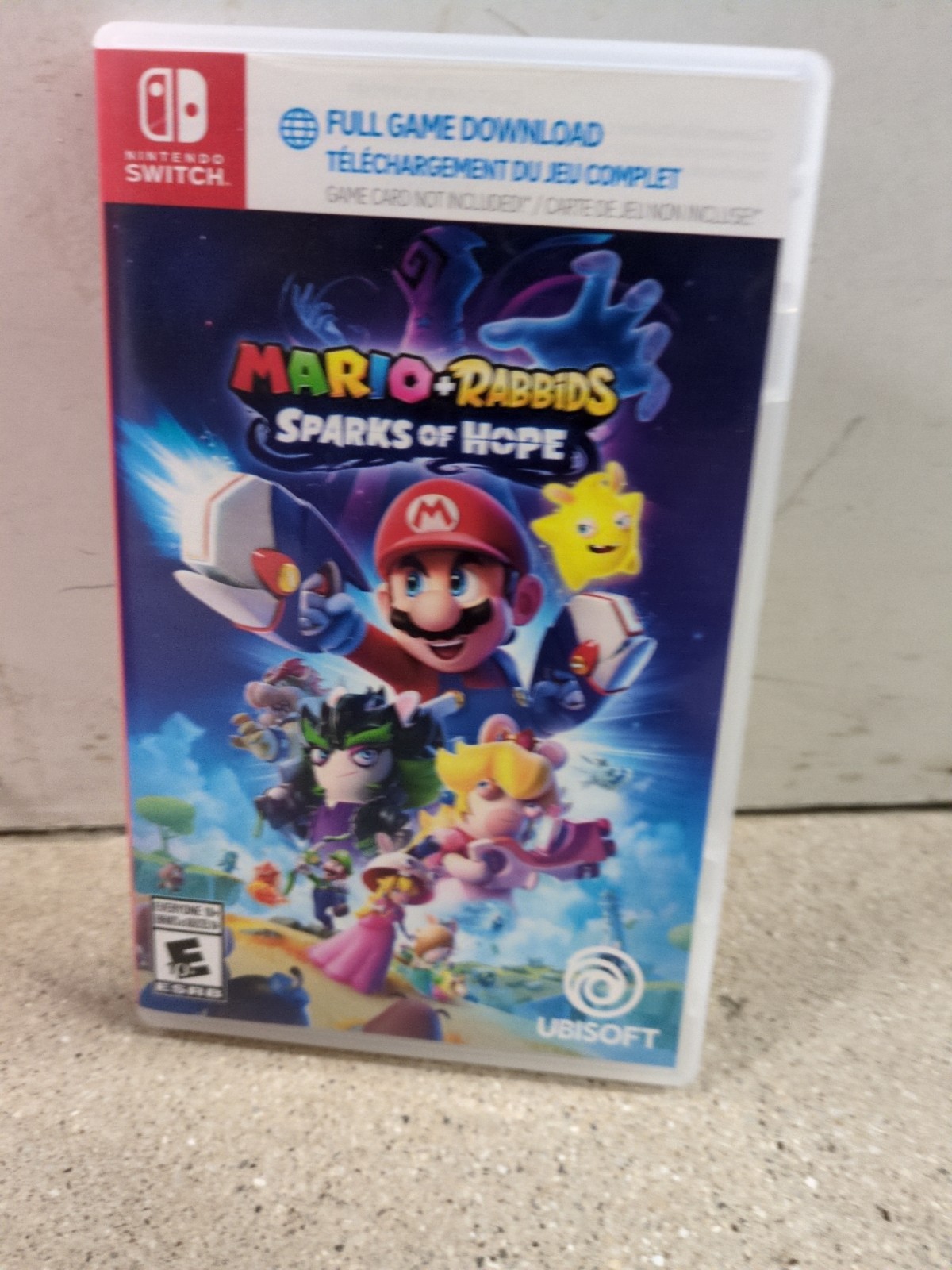 Mario+Rabbids Sparks of Hope CASE ONLY NO GAME Replacement Case - New