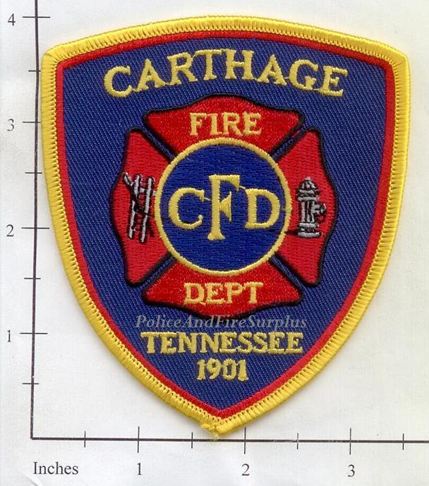 Tennessee - Carthage TN Fire Dept Patch