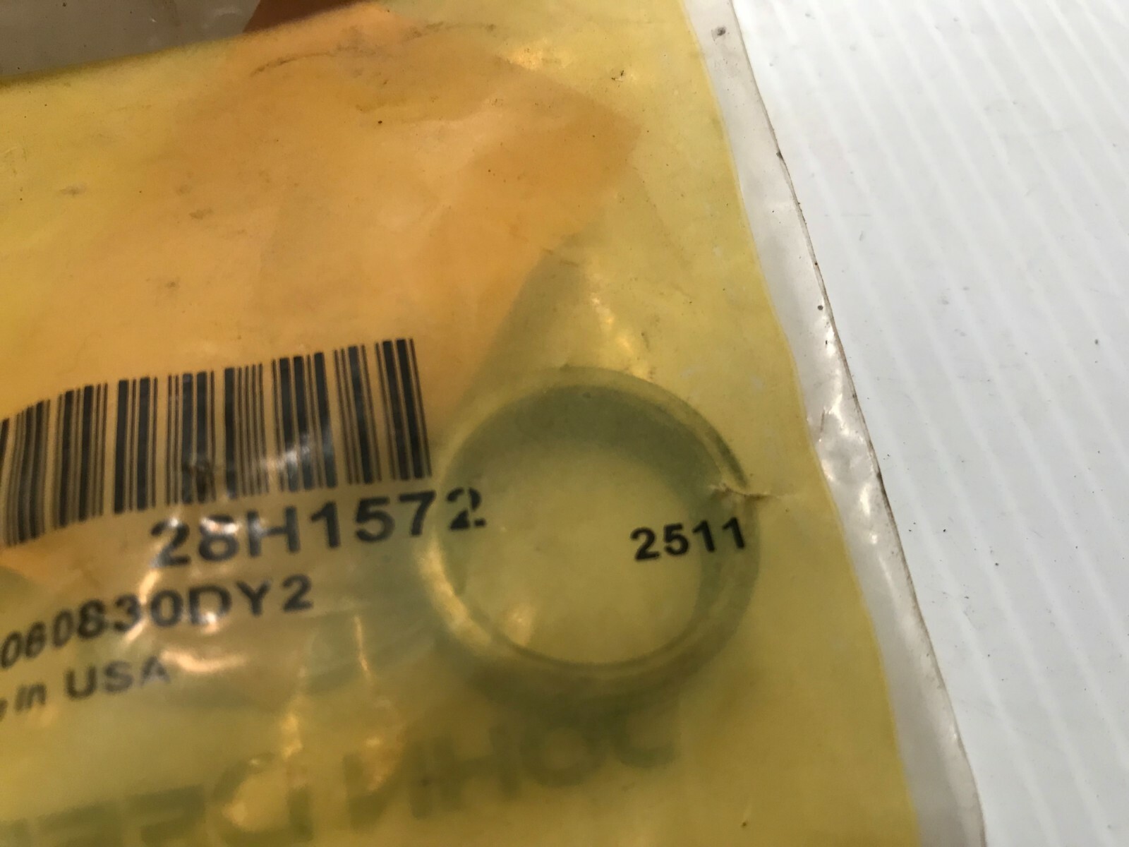 28H1572  GENUINE John Deere Original Equipment  SPACER WASHER