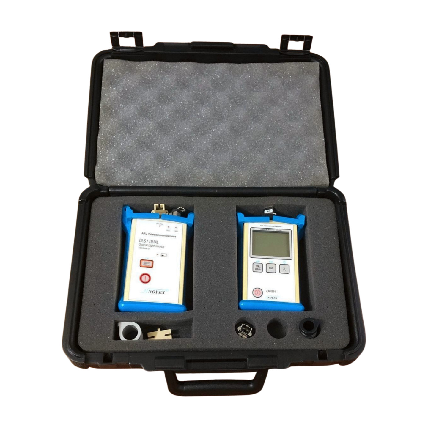 Noyes OPM4-2DAFL Optical Power Meter W/ OLS1 Dual Optical Light Source LS1D