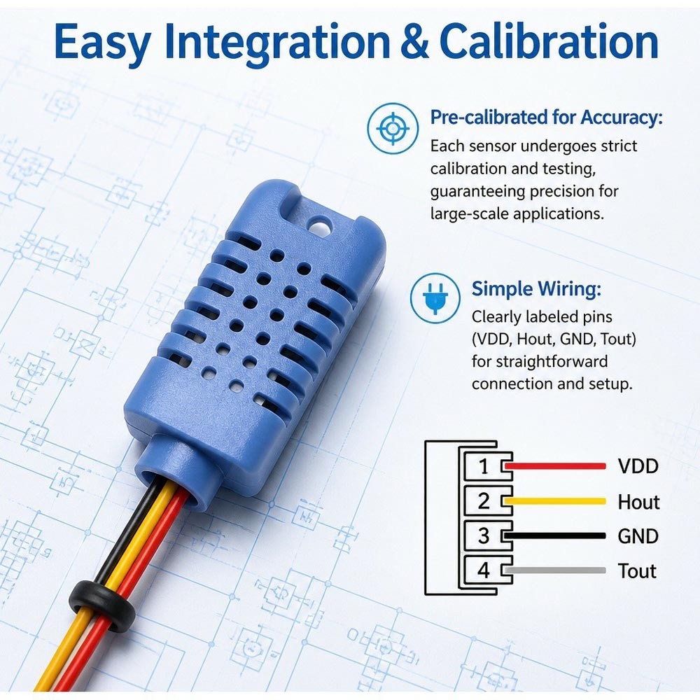 Professional Analog Temperature and Humidity Sensor Module High Performance