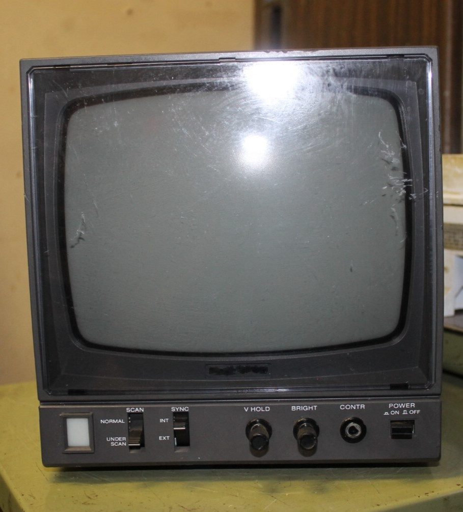 SONY PVM-91 Vintage Black and White CRT Video Monitor
