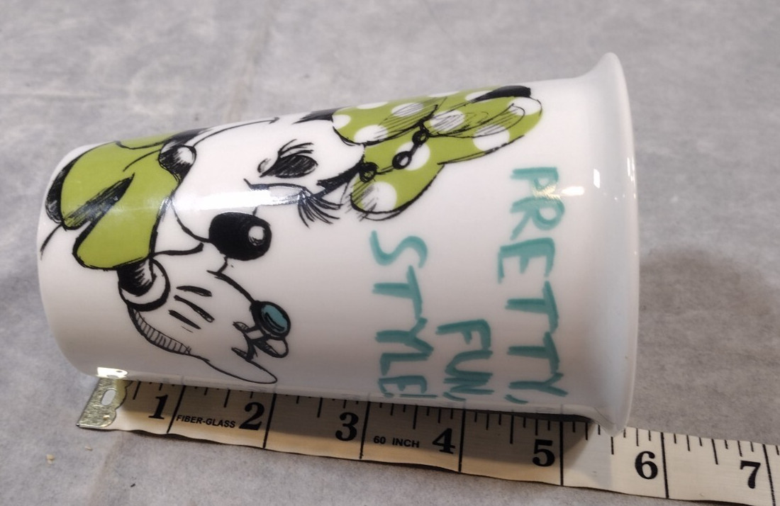 Disney, Minnie Mouse, "Pretty, Fun, Style" Ceramic, Coffee/Tea, Mug/Cup, Rare