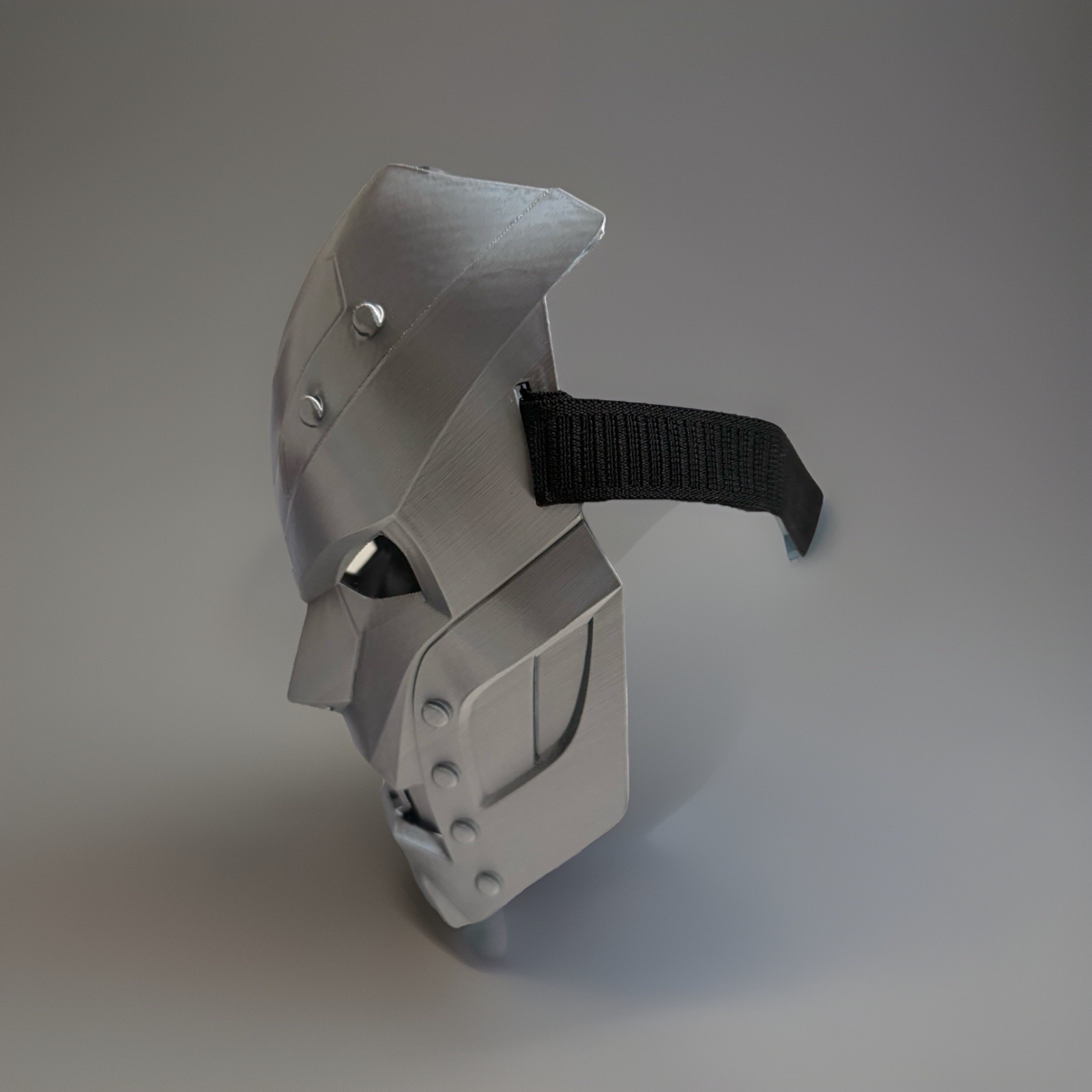 Fortnite Dr Doom Mask-Chrome Silver