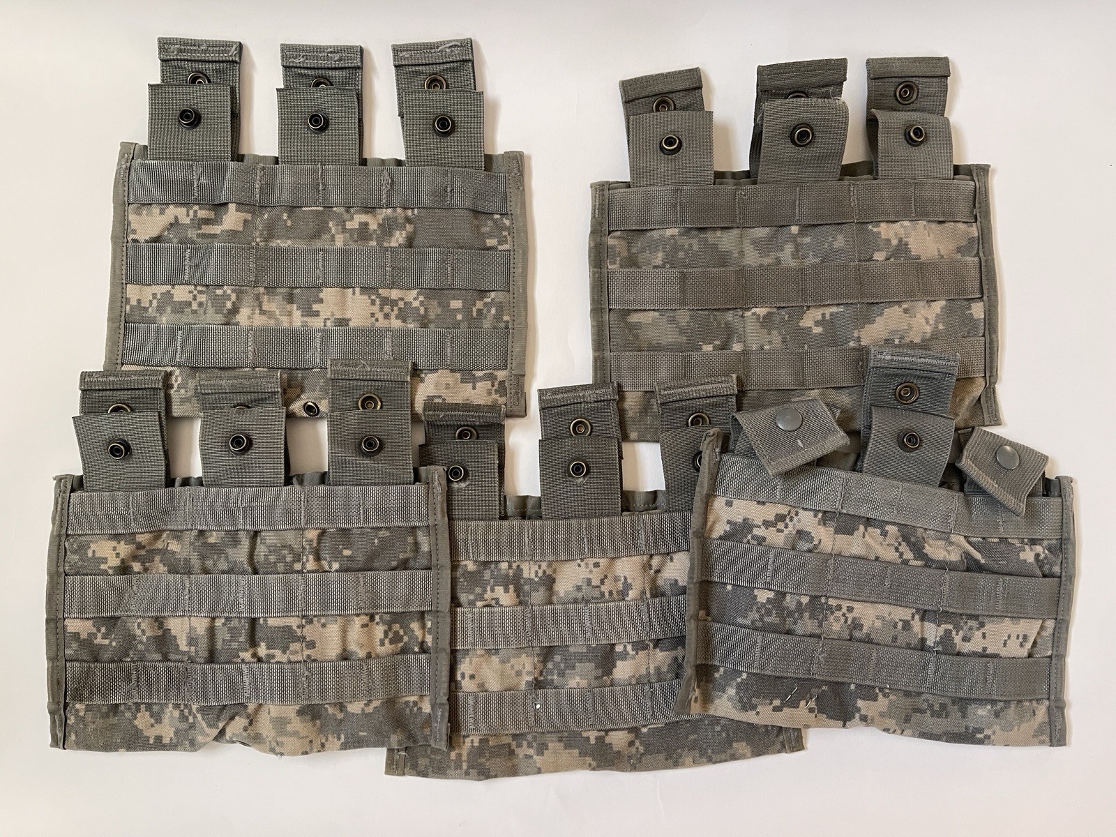 USGI Triple M 4 Mag Pouch UCP ACU MOLLE II LOT OF 5
